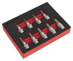 Sealey AK6240 Lot de 9 douilles hexagonales 9,5 mm