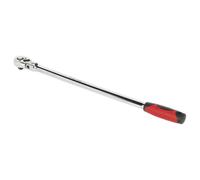 Sealey Ak6698 Ratchet Wrench Flexi-Head Extra Long 600Mm 1/2Sq Drive