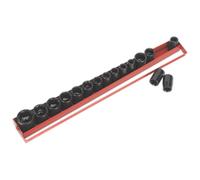 Sealey AK684 Douille Impact Set 16pc 1.3cmsq Clé Métrique / Imperial