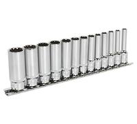 SEALEY ak69813d Douille profonde Set Set de 13 1/10,2 cm SQ Drive Total Drive®