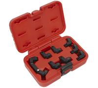 Sealey AK6985 Injecteur Tuyau Douille Set 9pc 1cmSq Drive