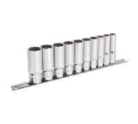 Sealey Ak69910D Socket Set 10Pc Deep 3/8Sq Drive Total Drive