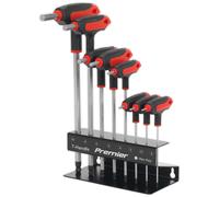 Sealey AK7195 Tête Ronde Clé Hexagonale Set 8pc Poignée en T Métrique