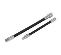Sealey Ak7341 Flexible Extension Adaptor Set 2Pc 1/4Sq X 150Mm And 3/8Sqx 200Mm