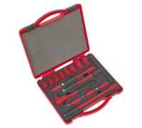 Sealey Ak7940 Insulated Socket Set 16Pc 3/8In Sq Drive 6Pt Walldrive Vde/Tuv/Gs