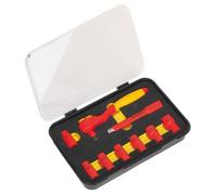 Sealey AK7942 Isolé Prise Set 9pc 3/8"" Sq Drive 6pt Walldrive VDE Compatible