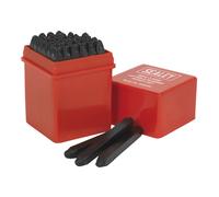 Sealey Ak8296 Letter & Number Punch Set 36Pc 2.5Mm