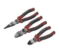 Sealey AK8376 Lot de 3 Pinces à Effet de Levier Élevé, Outils