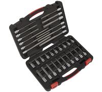 Sealey AK89001 Trx-Star Douille Embout Set 32pc 1cmSq Drive - Platine Série