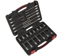Sealey AK89002 Douille Embout Spline Set 26pc 1cmSq Drive - Platine Série