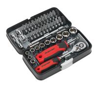 Sealey AK8945 Douille Et Embout Set 38pc 0.6cmSq Drive