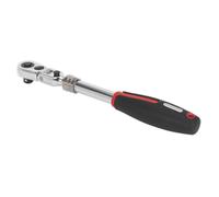Sealey Ak8983 Ratchet Wrench 3/8In Sq Drflexi-Head Extendable Platinum Series