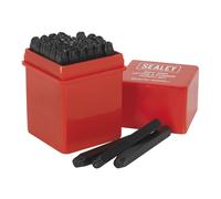 Sealey Ak9296 Letter And Number Punch Set 36Pc