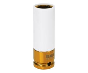 Sealey Alliage Roue Douille Impact 1/2" Sq Drive - Blanc/Or, 19mm