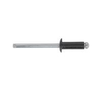 Sealey Aluminium Rivet Noir Standard Bride 4.8 x 14mm Paquet De 200 RAB4814S