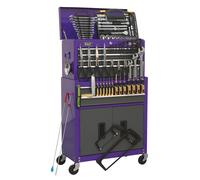 Sealey Ap2200Combocp Topchest & Rollcab Combi 6 Drawer & 128Pc Tool Kit
