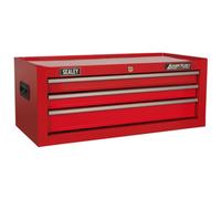 Sealey Mid-Box 3 Tiroir Avec Ball-Bearing Glisse - Rouge AP223