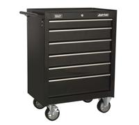 Sealey Ap226B Rollcab 6 Drawer With Ball Bearing Runners - Black