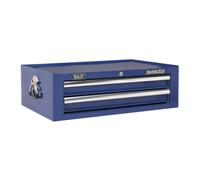 Sealey Ap26029Tc Add-On Chest 2 Drawer With Ball Bearing Runners - Blue