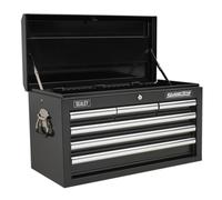 Sealey Ap33069B Topchest 6 Drawer With Ball Bearing Runners - Black