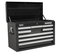 Sealey Ap33089B Topchest 8 Drawer With Ball Bearing Runners - Black