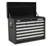Sealey Ap33109B Topchest 10 Drawer With Ball Bearing Runners - Black