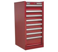 Sealey Ap33589 Hang-On Chest 8 Drawer With Ball Bearing Runners - Red