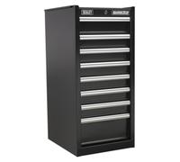 Sealey Ap33589B Hang-On Chest 8 Drawer With Ball Bearing Runners - Black