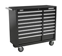 Sealey AP41169B Rollcab 16 tiroirs avec glissières à roulement à billes Noir