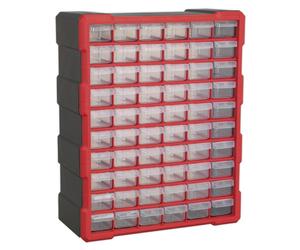 Sealey Apdc60R Cabinet Box 60 Drawer - Red/Black