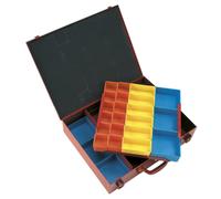 Sealey APMC27 Métal Étui 2 Couche Avec 27 Rangement Bacs