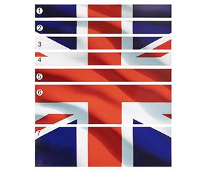 Sealey APTBG05 Pack d'autocollants graphiques Toolbox - Union Jack