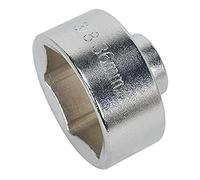 Sealey Bas Profil Douille Filtre à Huile 3/8" Sq Drive - Rouge, 36mm