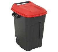 Sealey BM100R Refuse Poubelle à roulettes Rouge 100 l