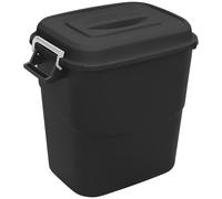 Sealey BM75 Poubelle de rangement Noir 75 l