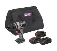 Sealey Brushless Perceuse Combi Kit 13mm 20V SV20 Séries - 2 Piles CP20VDDXKIT