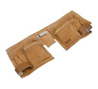 Sealey Ceinture à outils en cuir à double pochette STBL01