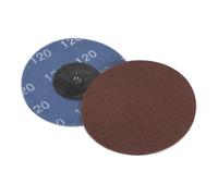 Sealey Changement Rapide Disque de Ponçage 75mm 120Grit Paquet 10 PTCQC75120