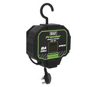 Sealey Chargeur et mainteneur de Batterie Intelligent Automatique 8 A - SPBC8