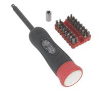 Sealey Couple Screwdriver Set 34pc 2-10Nm 0.6cmSq Drive Inclus Mèche STS100