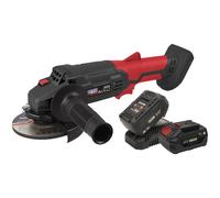 Sealey CP20VAGBKIT sans Fil Meuleuse Angle Kit Ø115mm 20V 4Ah SV20 - 2 Batteries