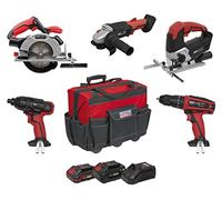 Sealey CP20VCOMBO13, 20 V SV20 Series Kit combo 5 outils sans fil, multicolore