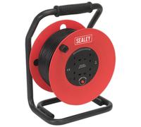 Sealey Cr50/1.5 Câble Bobine 50m 4 X 230V 1.5mm ² Résistant Thermique Voyage