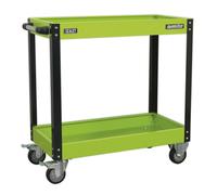 Sealey Cx109Hv Workshop Trolley 2-Level Heavy-Duty - Hi-Vis Green