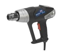 Sealey de Luxe Air Chaud Pistolet Kit Avec Affichage LED 2000W 80-600 C HS104K
