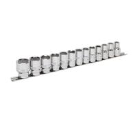 Sealey Douille Métrique Set 13pc 1.3cmSq Drive Verrouiller 6pt Standard Longueur