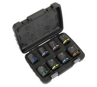 Sealey Douilles Métrique à Chocs 3/4"D 8 Pièces 6-Pans Standard AK8890M