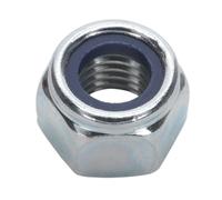 Sealey Écrou À Verrouillage Nylon M12 Zinc Paquet De 25 NLN12