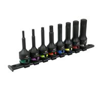 Sealey Ensemble De Douilles À Chocs Spline 8 Pièces 1/2" Carré Drive AK56004