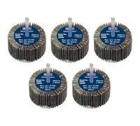 Sealey FW6030605 60 x 30mm Abrasif Rabat Roue Sur 6mm Arbre 60Grit - Paquet De 5